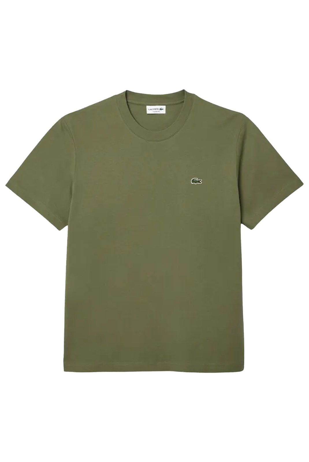 T-S manches courtes  Lacoste TH7318 BMY VERT KAKI