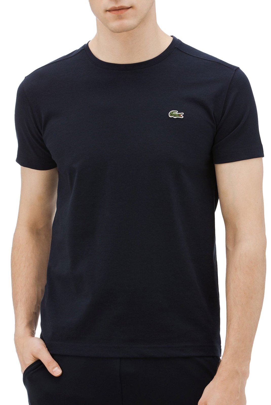 T-S manches courtes  Lacoste TH7618 166 NAVY BLUE