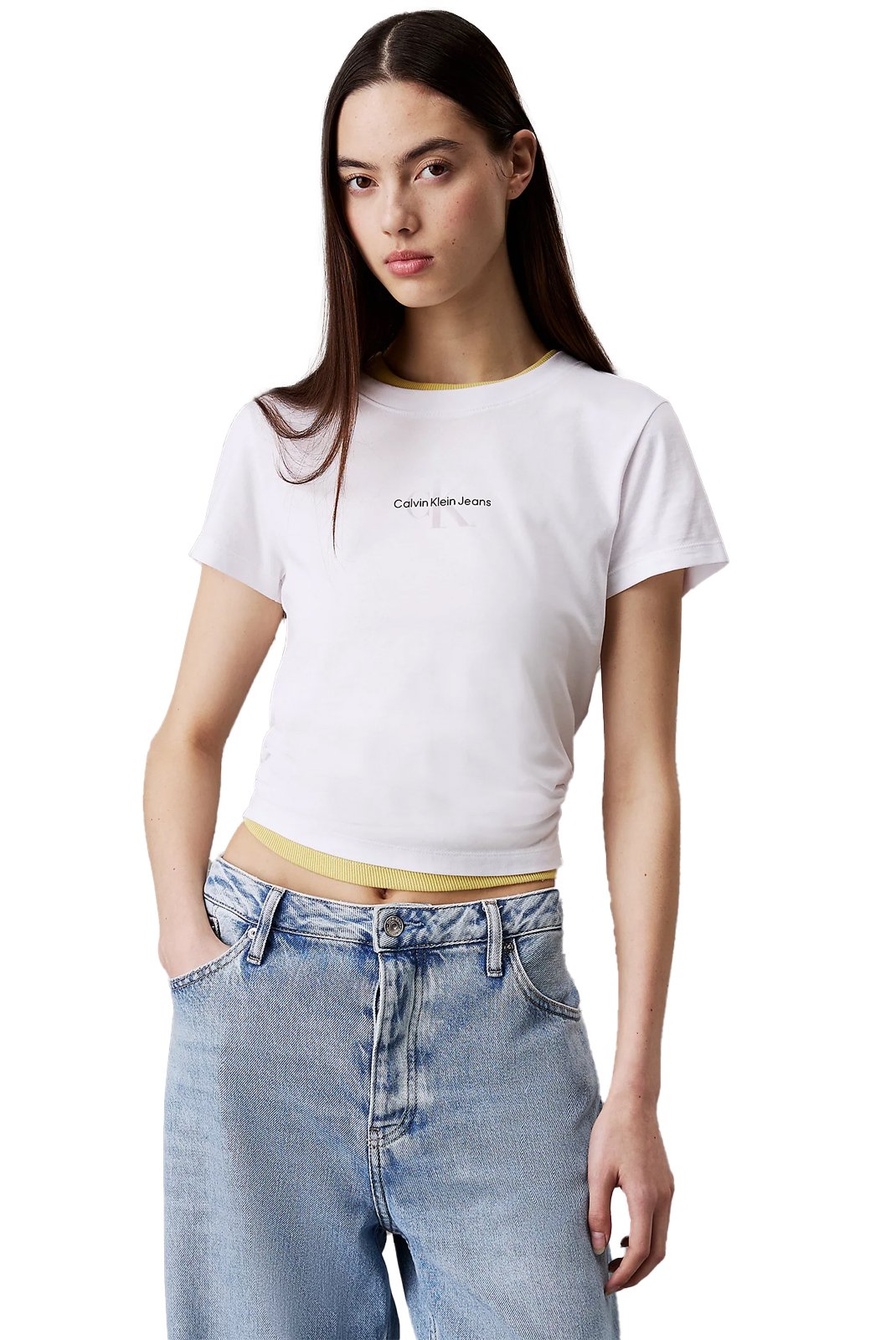 Tee shirt  Calvin klein J20J225252 YAA Brilliant White