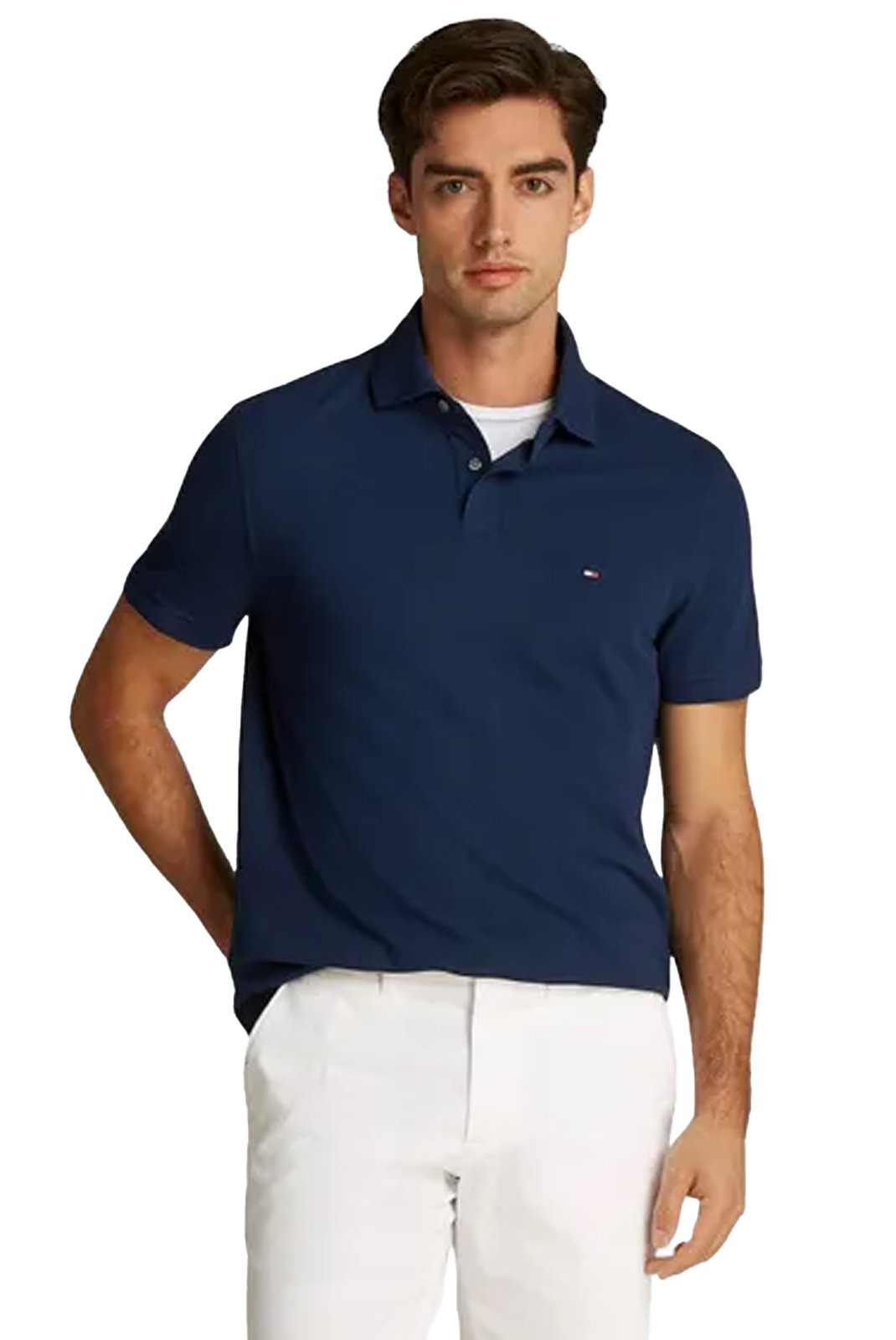 Polos manches courtes  Tommy Hilfiger MW0MW17770 DAF Night Sky