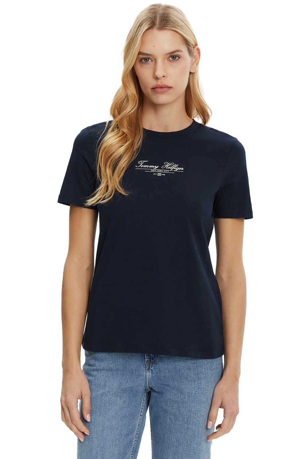 Tee shirt  Tommy Hilfiger WW0WW45428 C1G Dark Night Navy