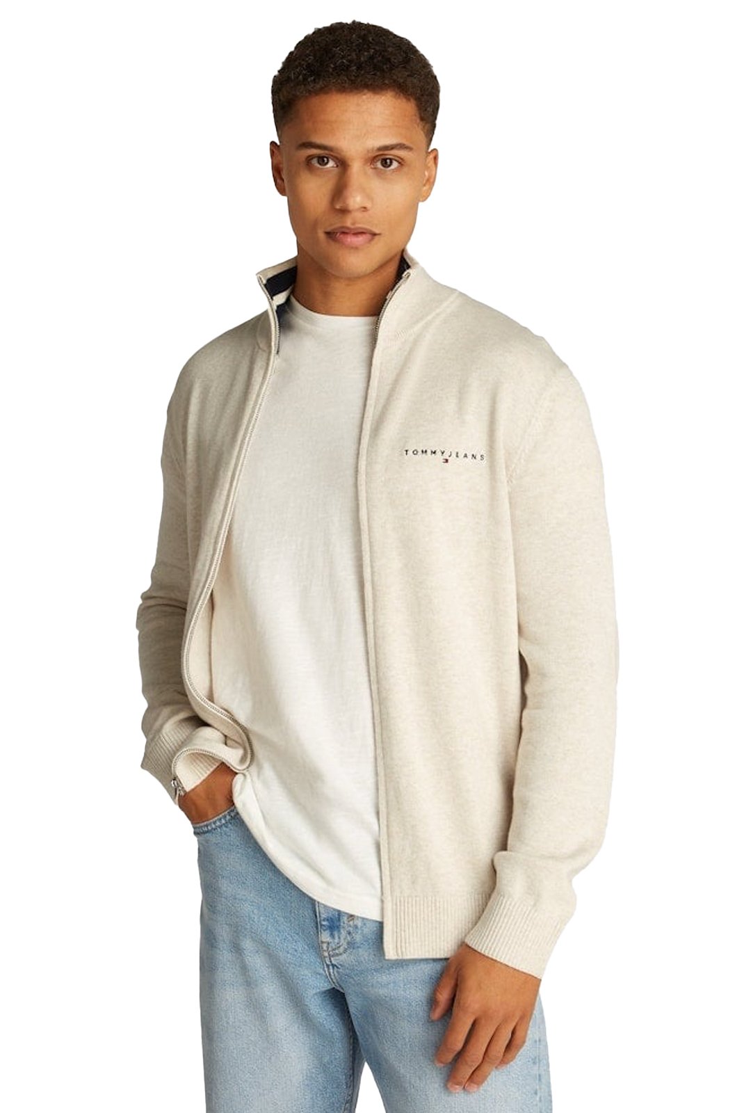 Gilets  Tommy Jeans DM0DM21301 AE3 Oatmeal Marl