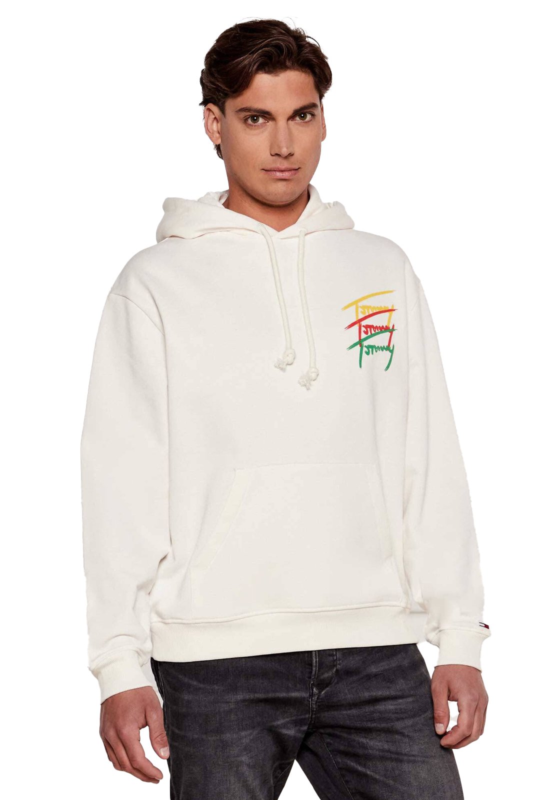 Sweatshirts  Tommy Jeans DM0DM21372 YBH Ancient White