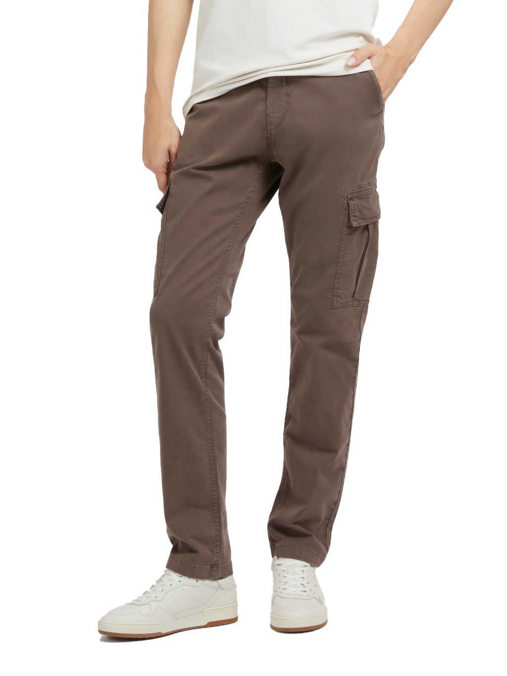 Pantalons chino/citadin  Guess jeans M2GB27 WCNZ0 G1EL GENERAL BROWN