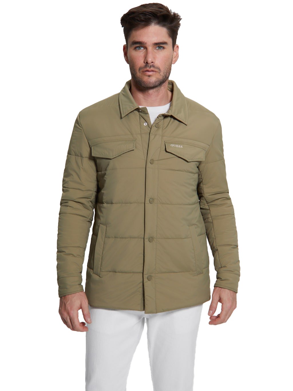 Blousons / doudounes  Guess jeans M3GL18 WF4B2 G1ED KHAKI WAY