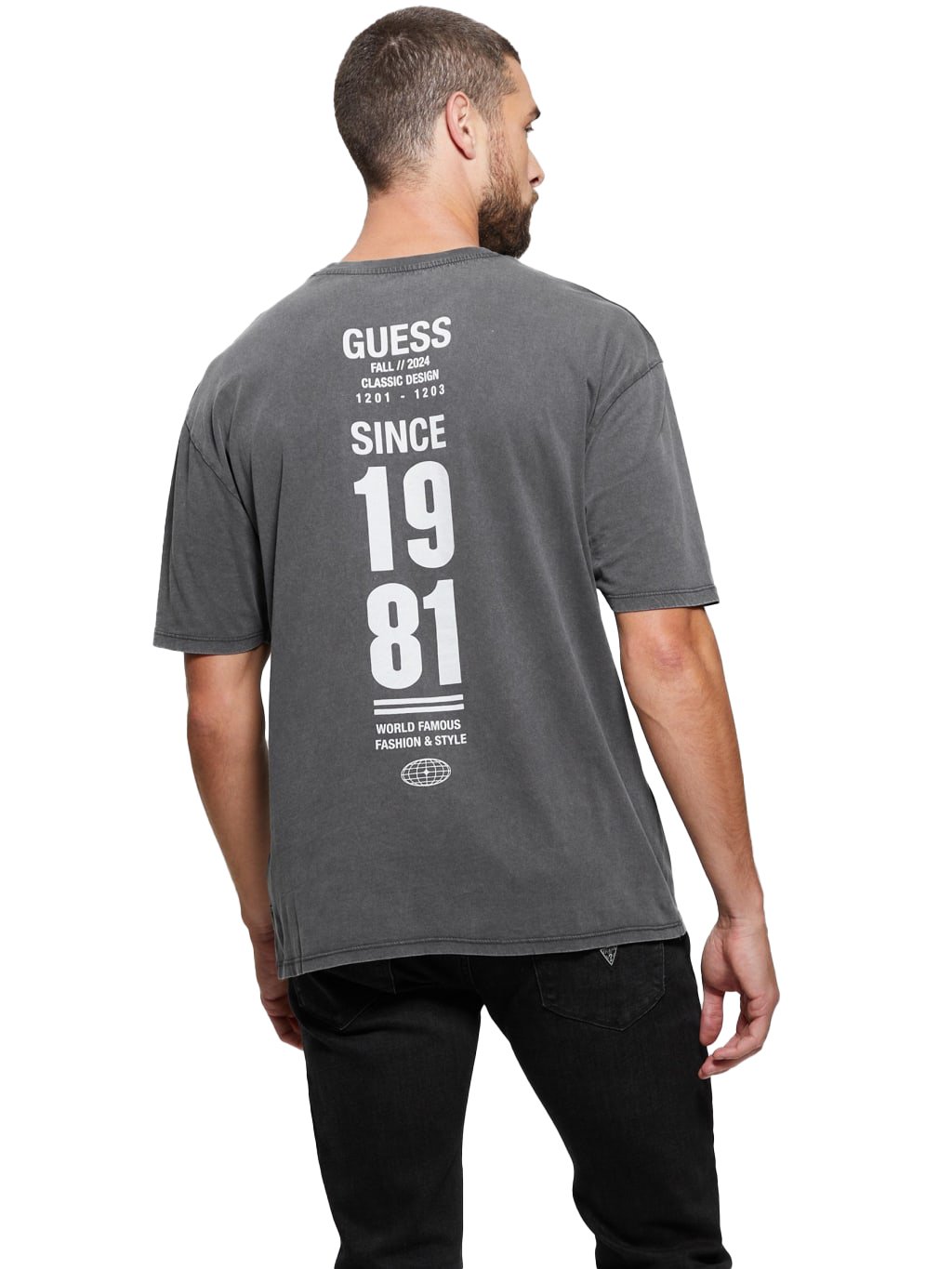 T-S manches courtes  Guess jeans M4BI02 K9RM1 F9A0 PHANTOM MULTI