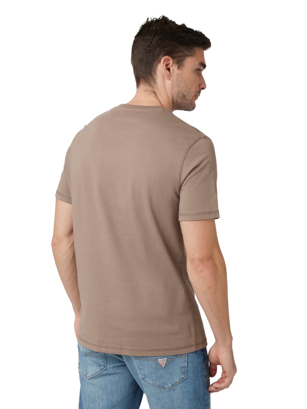 T-S manches courtes  Guess jeans M4BI45 I3Z14 G1EC WALNUT SHELL