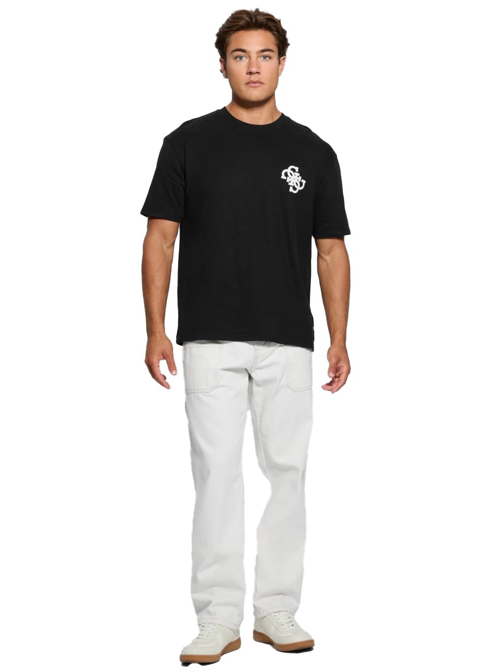 T-S manches courtes  Guess jeans M4BI59 KBZV1 JBLK Jet Black A996