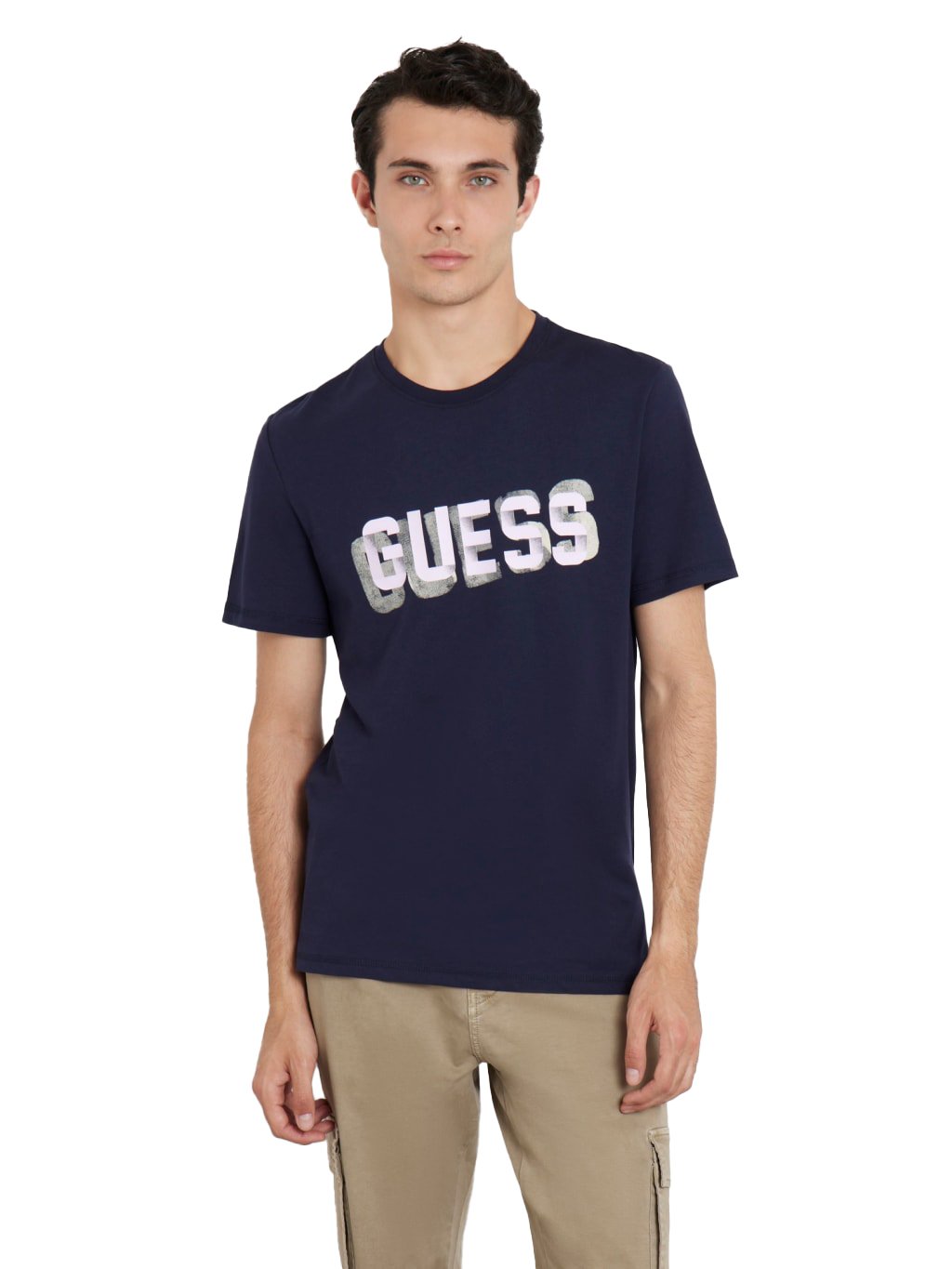 T-S manches courtes  Guess jeans M4YI15 I3Z14 G7V2 SMART BLUE