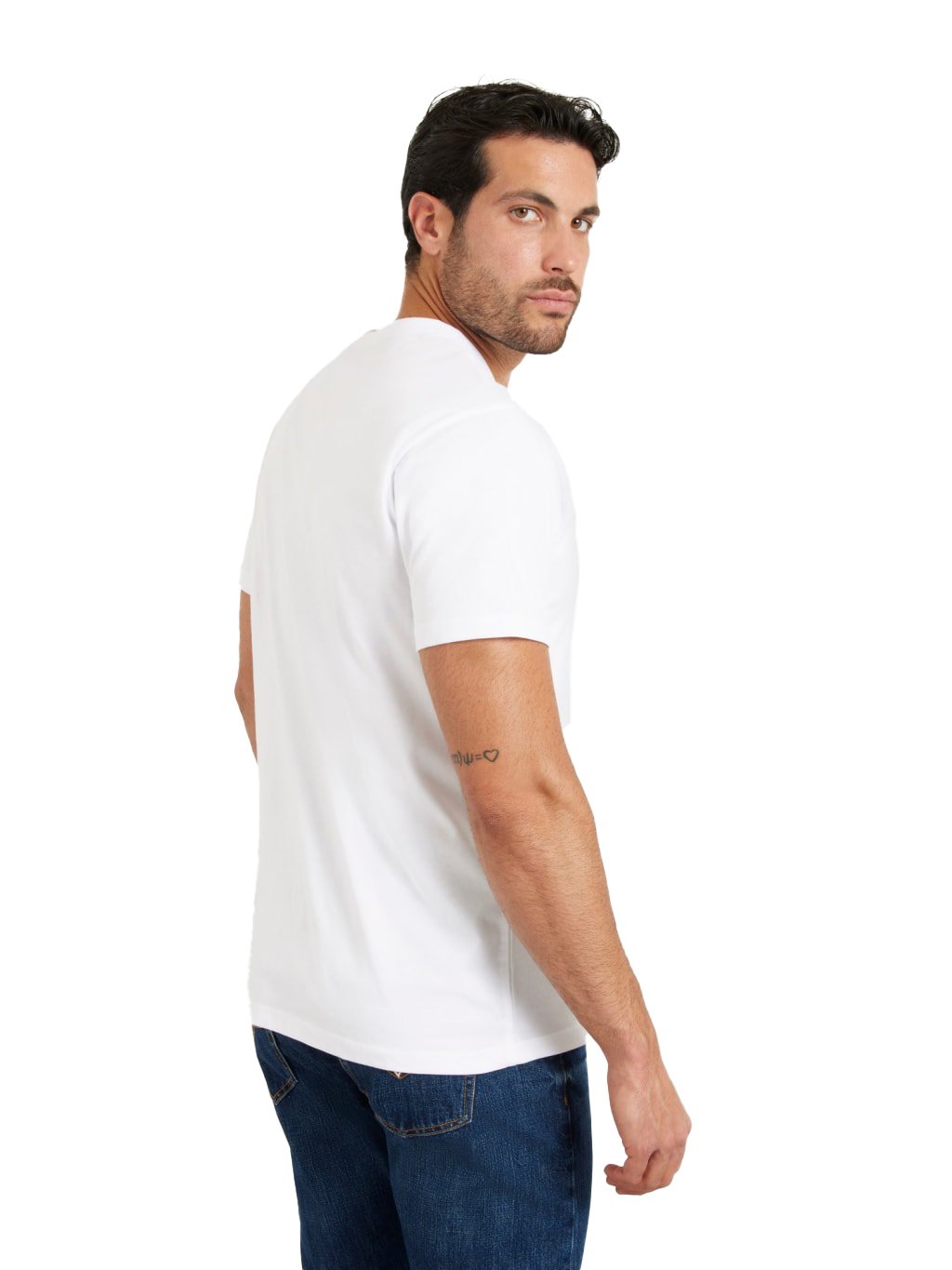 T-S manches courtes  Guess jeans M4YI17 I3Z14 G011 Pure White