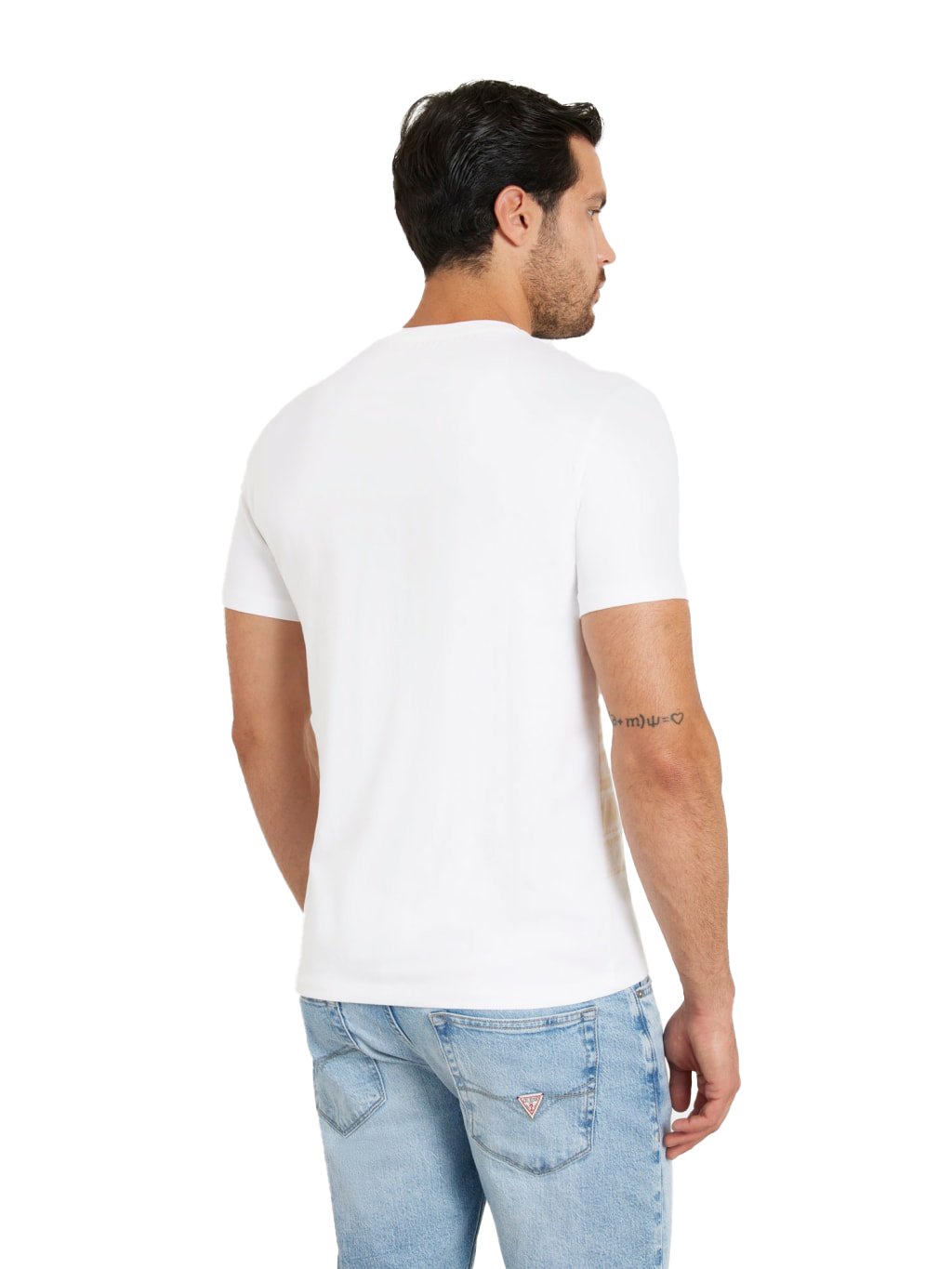 T-S manches courtes  Guess jeans M4YI40 J1314 G011 Pure White