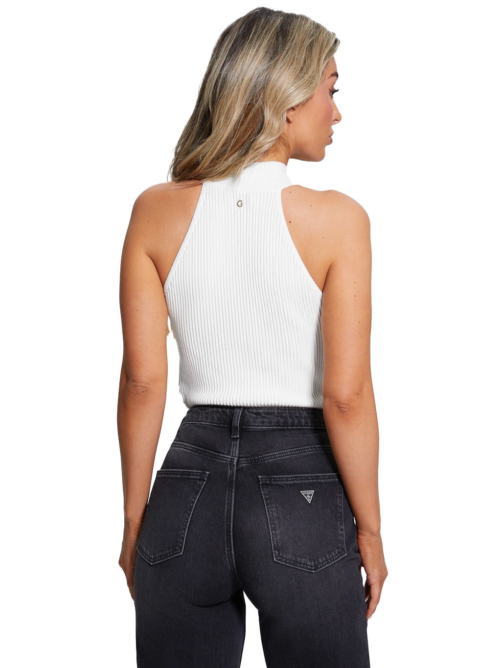 Top   Guess jeans W2BR66 Z2YK2 G1O6 DOVE WHITE