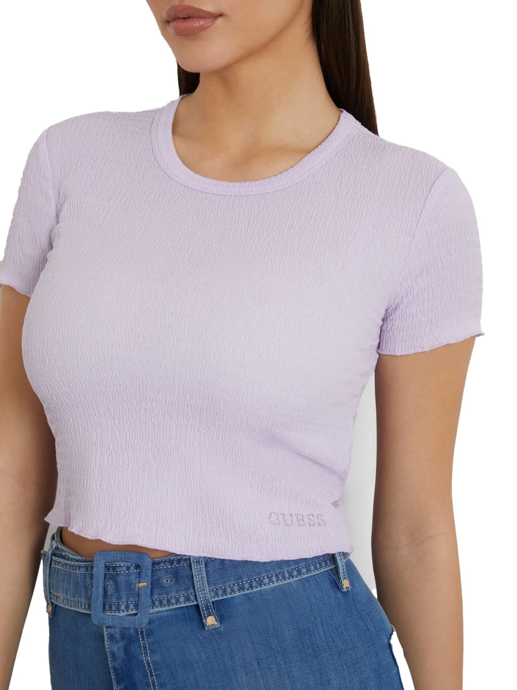 Top   Guess jeans W3GP34 KBQI0 G472 NEW LIGHT LILAC