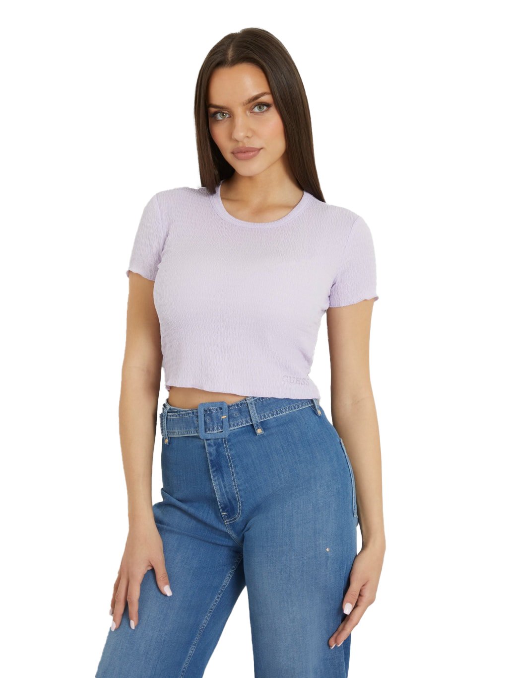 Top   Guess jeans W3GP34 KBQI0 G472 NEW LIGHT LILAC