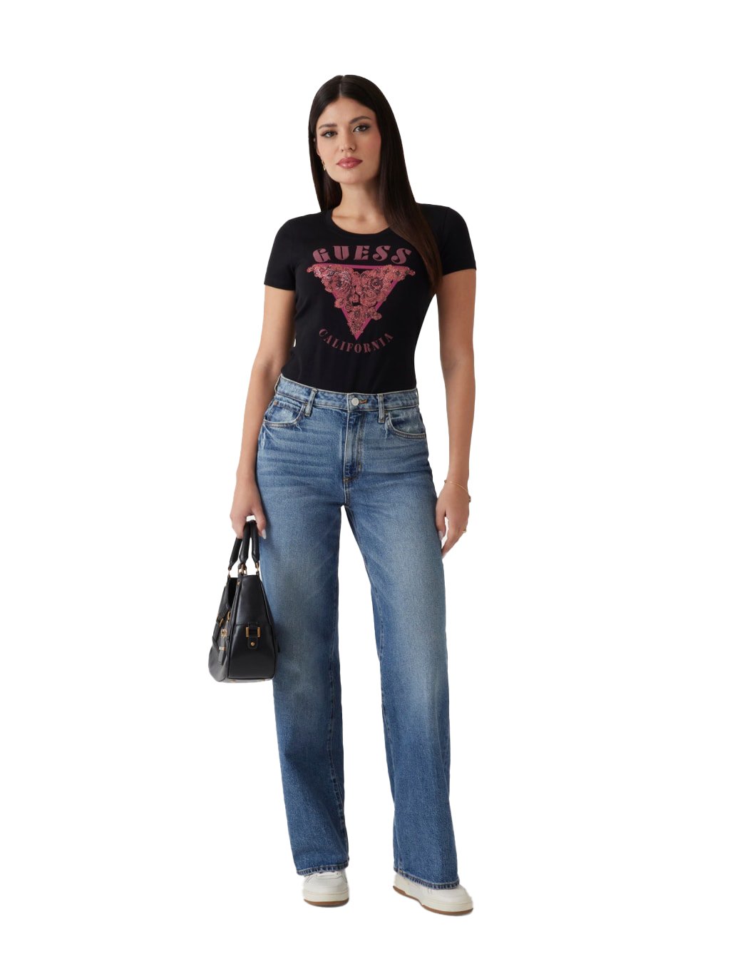 Tee shirt  Guess jeans W4BI19 J1314 JBLK Jet Black A996