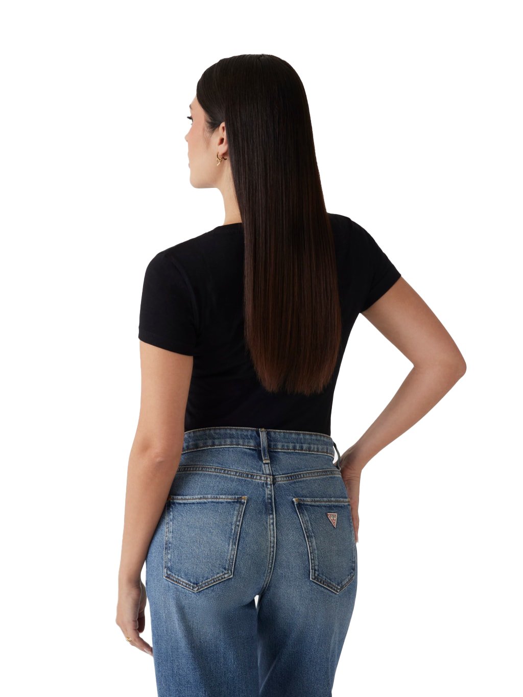Tee shirt  Guess jeans W4BI19 J1314 JBLK Jet Black A996