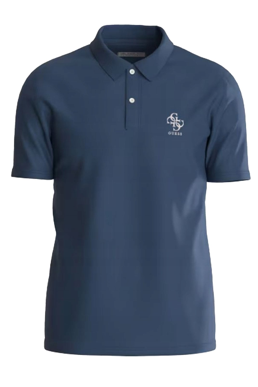 Polos manches courtes  Guess jeans M4YP66 J1314 G75N PENNANT BLUE