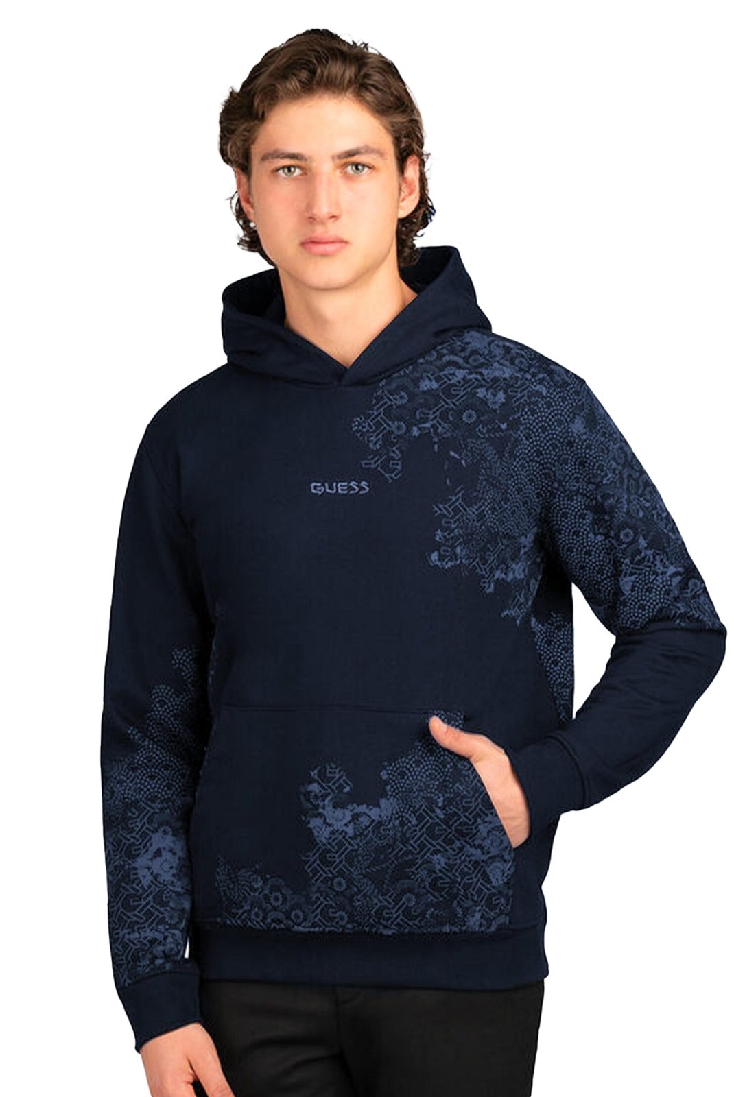 Sweatshirts  Guess jeans M4YQ13 KBY51 G7V2 SMART BLUE