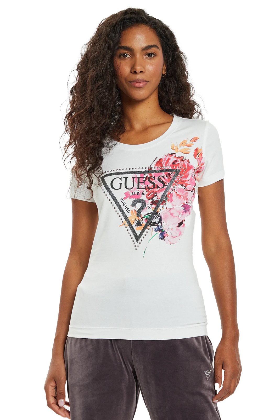 Tee shirt  Guess jeans W4BI23 J1314 G011 Pure White