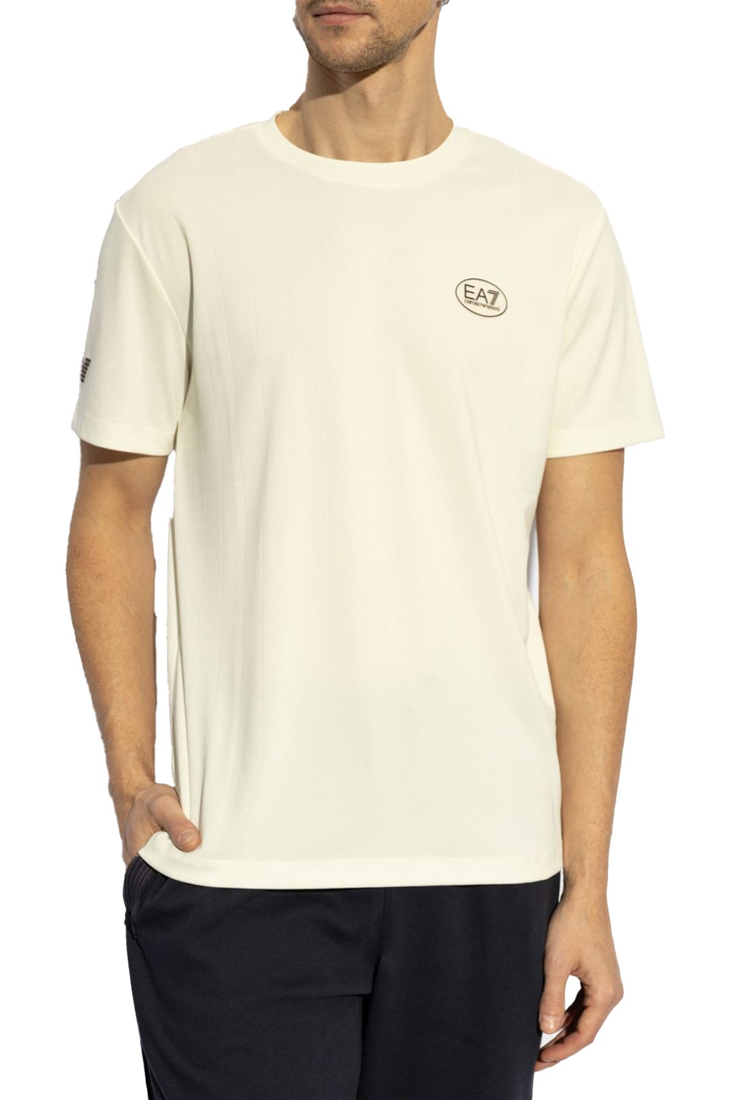 T-S manches courtes  Ea7 7M000041 AF13916 U0005 STAR WHITE