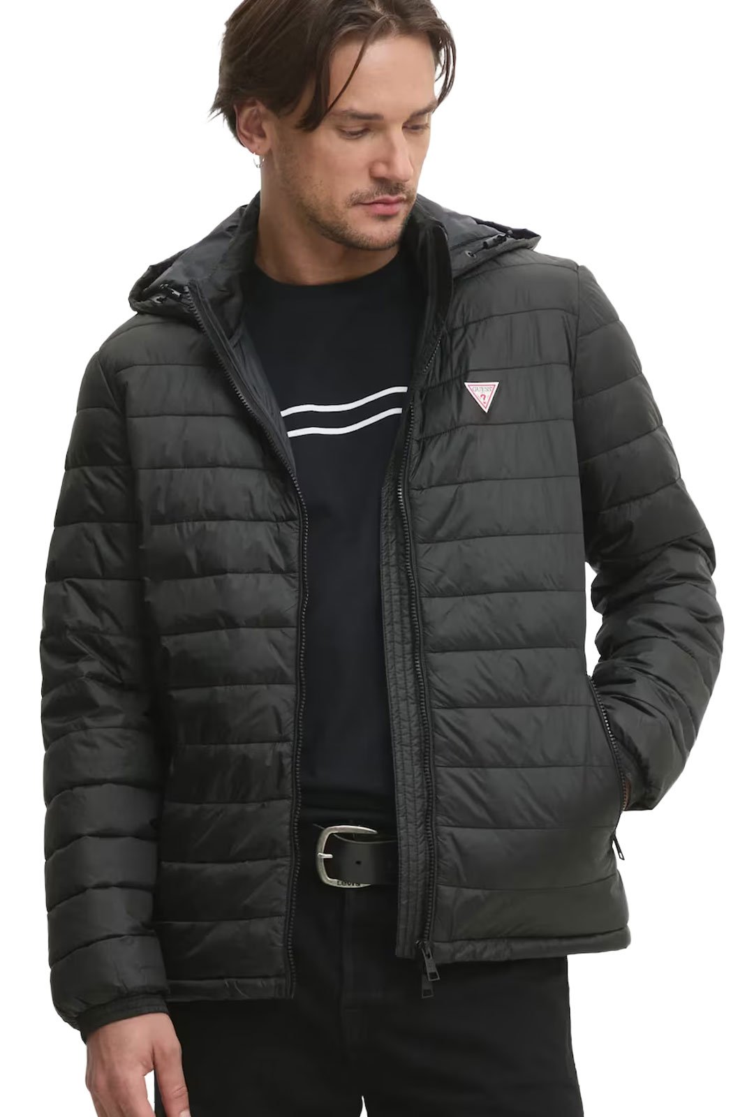Blousons / doudounes  Guess jeans M5RL99 WHAB2 JBLK Jet Black A996