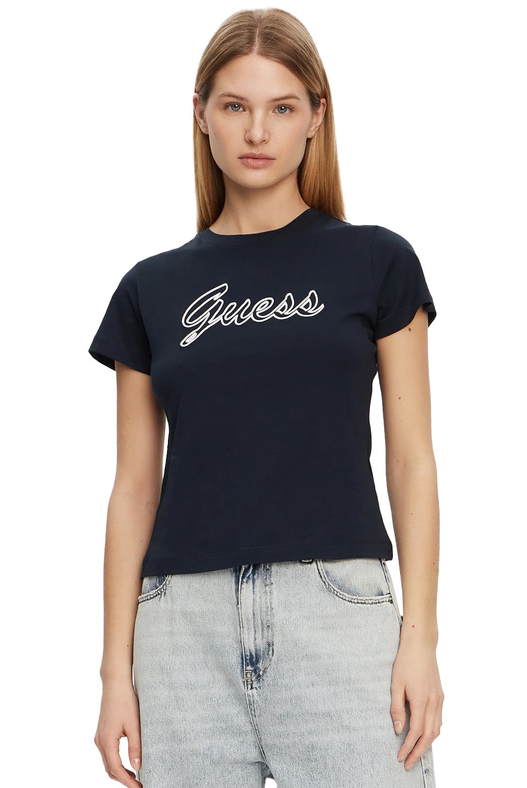 Tee shirt  Guess jeans V5GI02 K9RM1 A71W DARING OCEAN