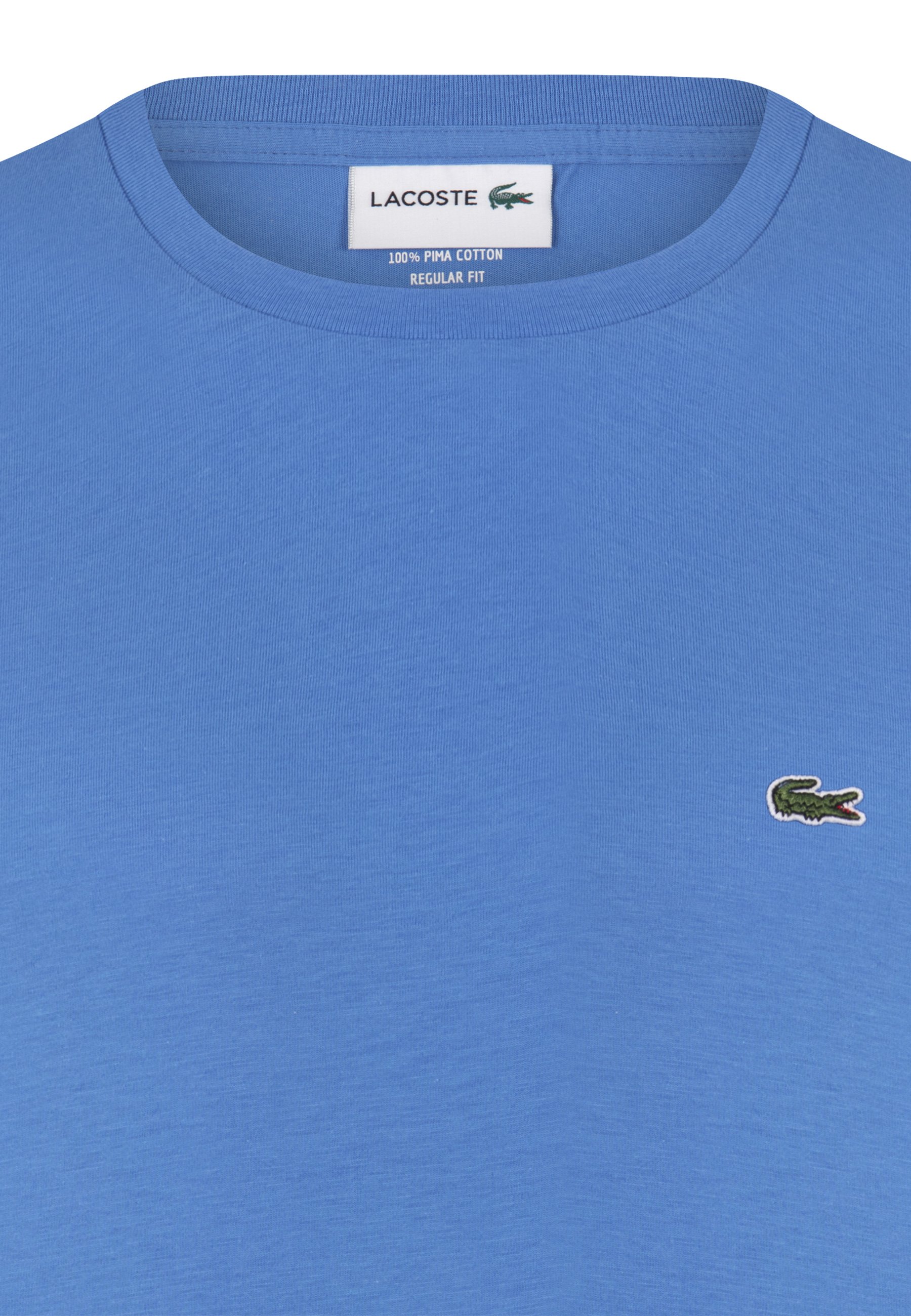 T-S manches courtes  Lacoste TH6709 IY3 BLEU DENIM