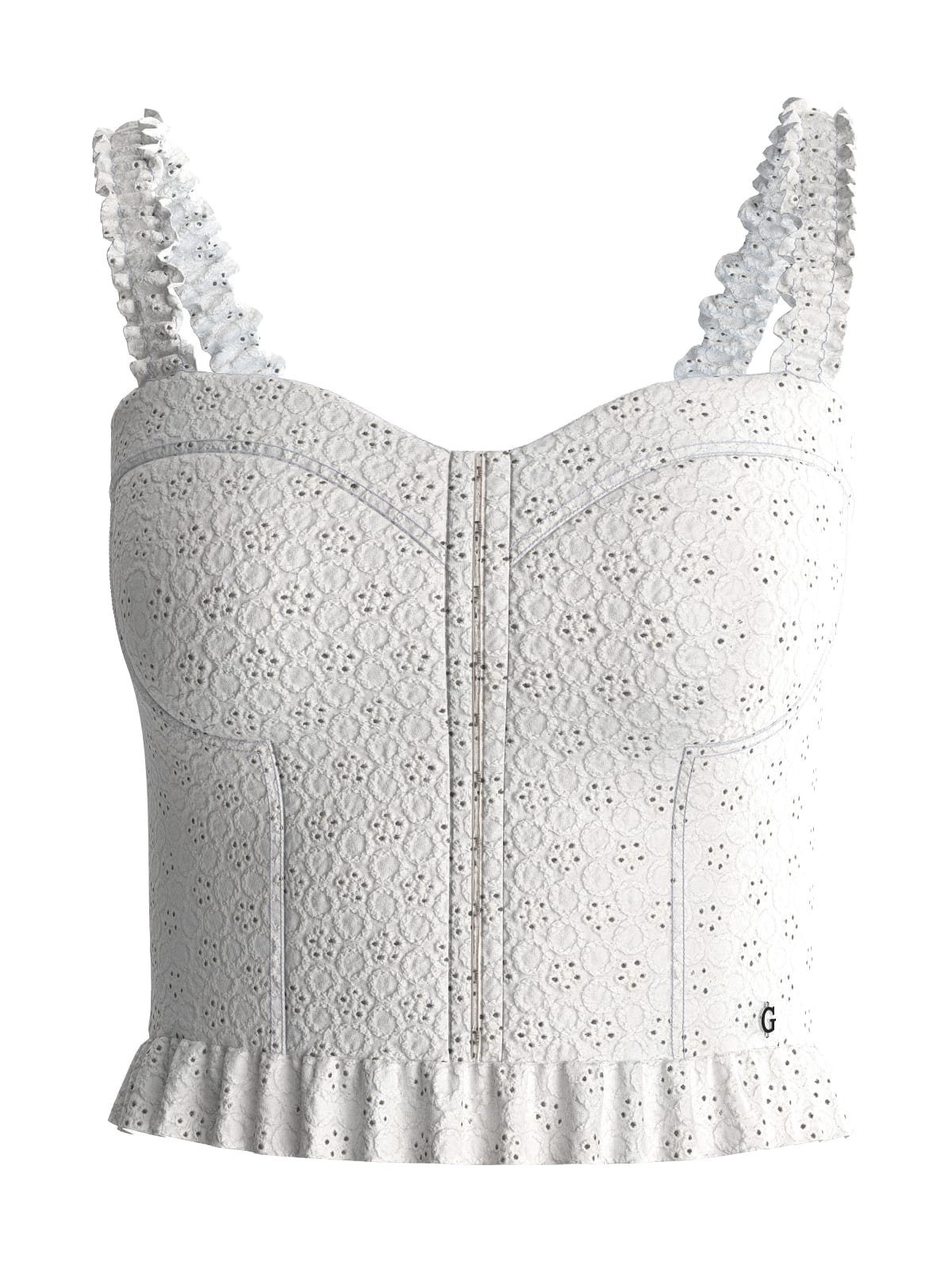 Top   Guess jeans W4GP02 KCA00 G011 Pure White
