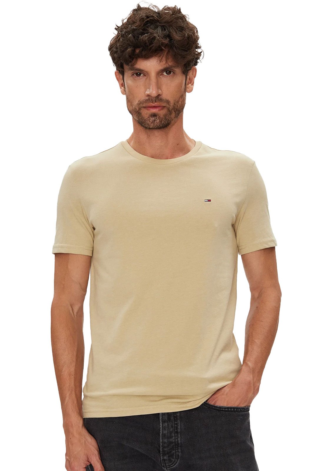 T-S manches courtes  Tommy Jeans DM0DM20363 RBV Silt Htr