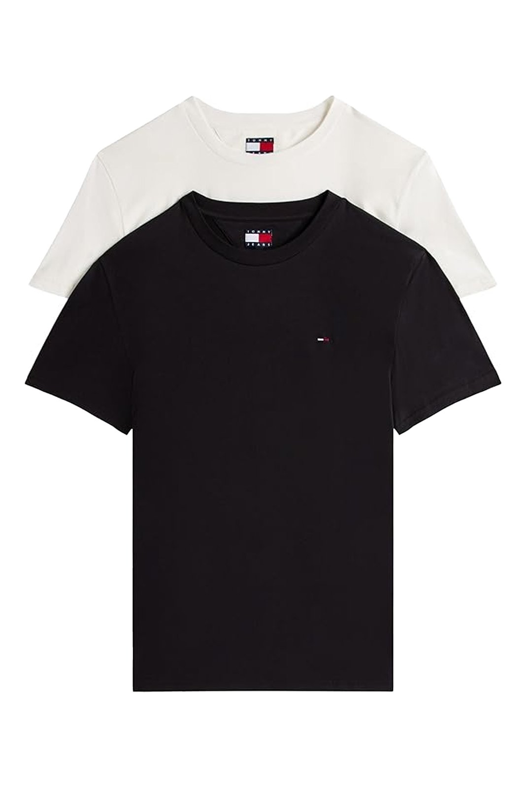 T-S manches courtes  Tommy Jeans DM0DM20687 0XM Black/Ecru