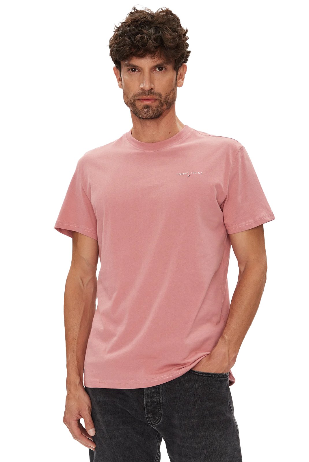 T-S manches courtes  Tommy Jeans DM0DM21780 TI0 Tahiti Berry