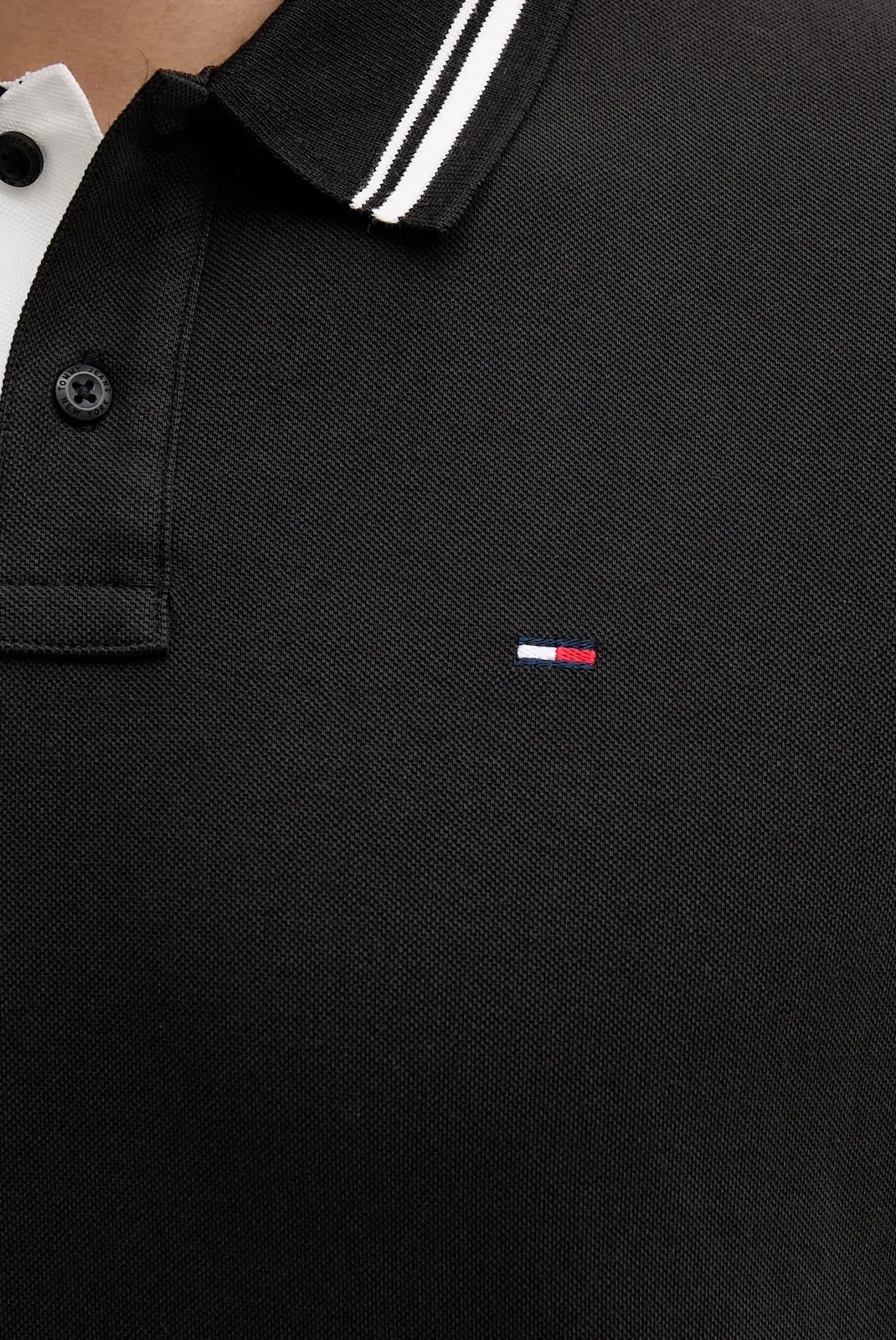 Polos manches courtes  Tommy Jeans DM0DM21846 BDS Black