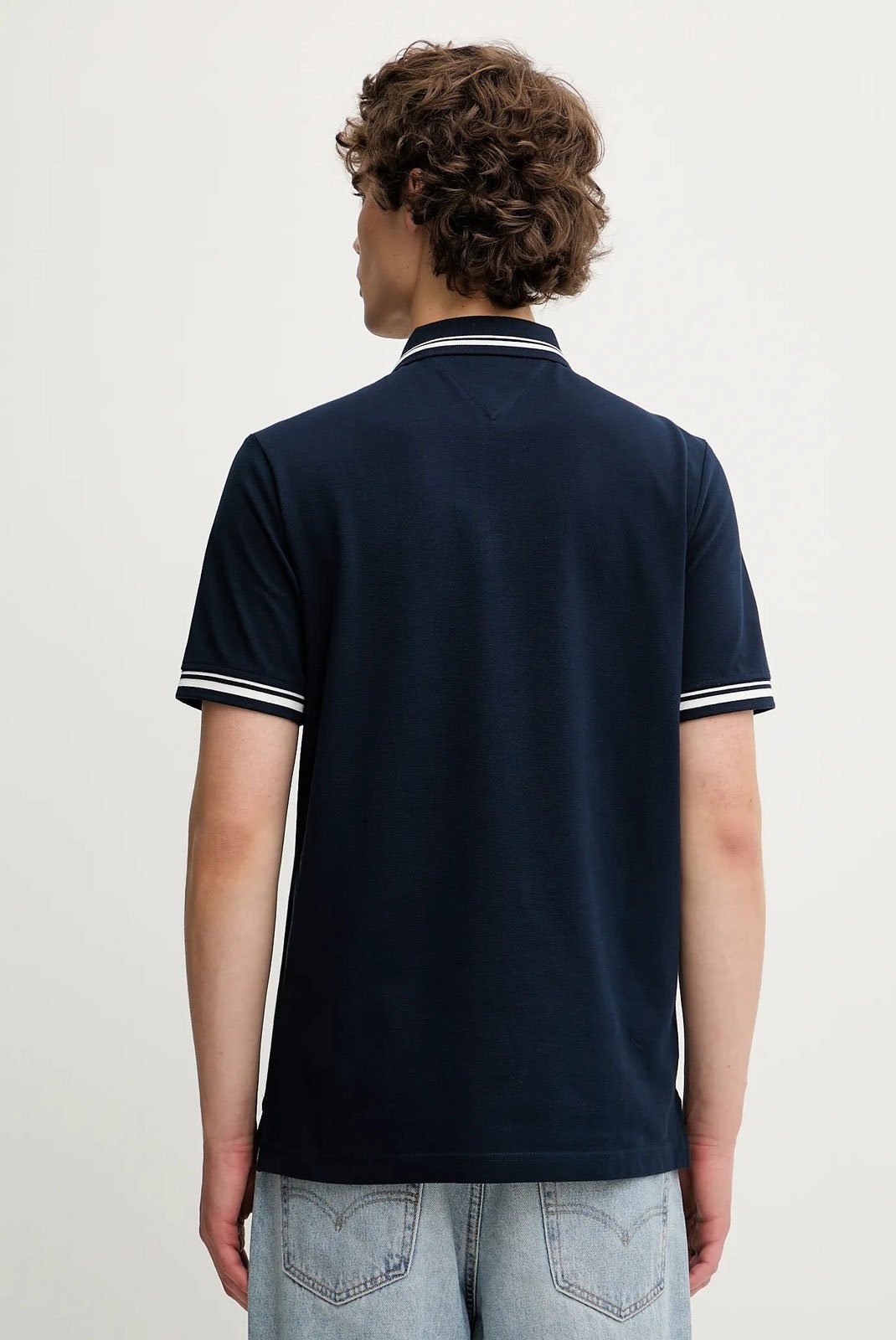 Polos manches courtes  Tommy Jeans DM0DM21846 C1G Dark Night Navy