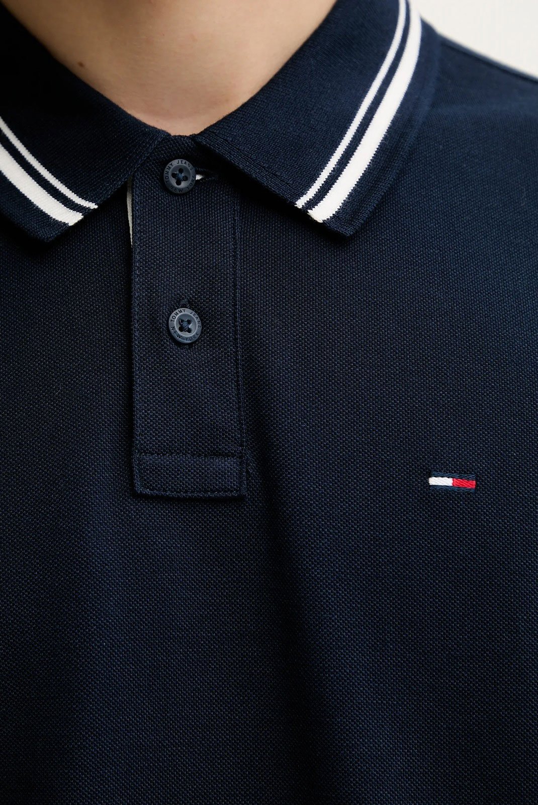 Polos manches courtes  Tommy Jeans DM0DM21846 C1G Dark Night Navy