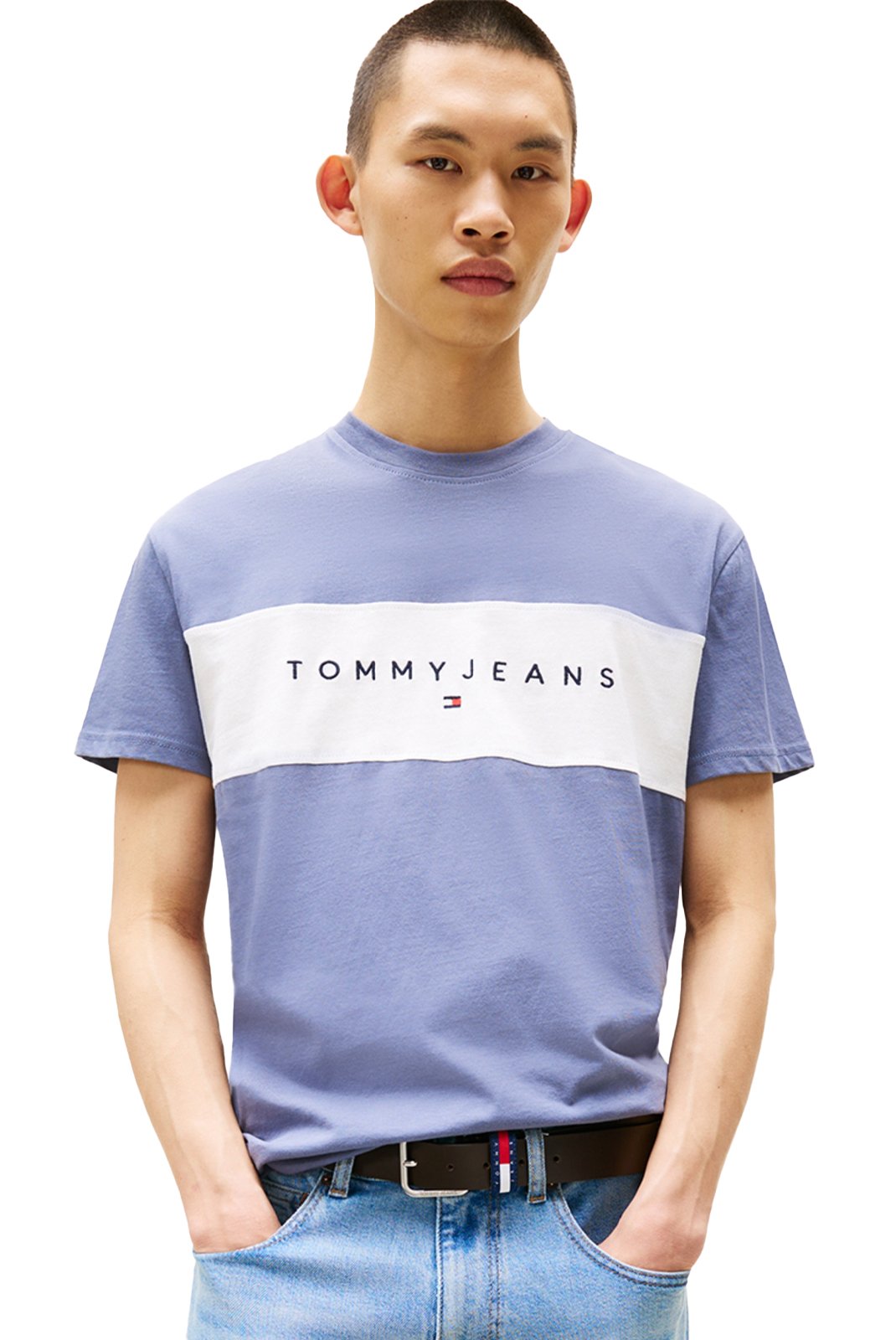 T-S manches courtes  Tommy Jeans DM0DM21933 PO6 Blue Moment