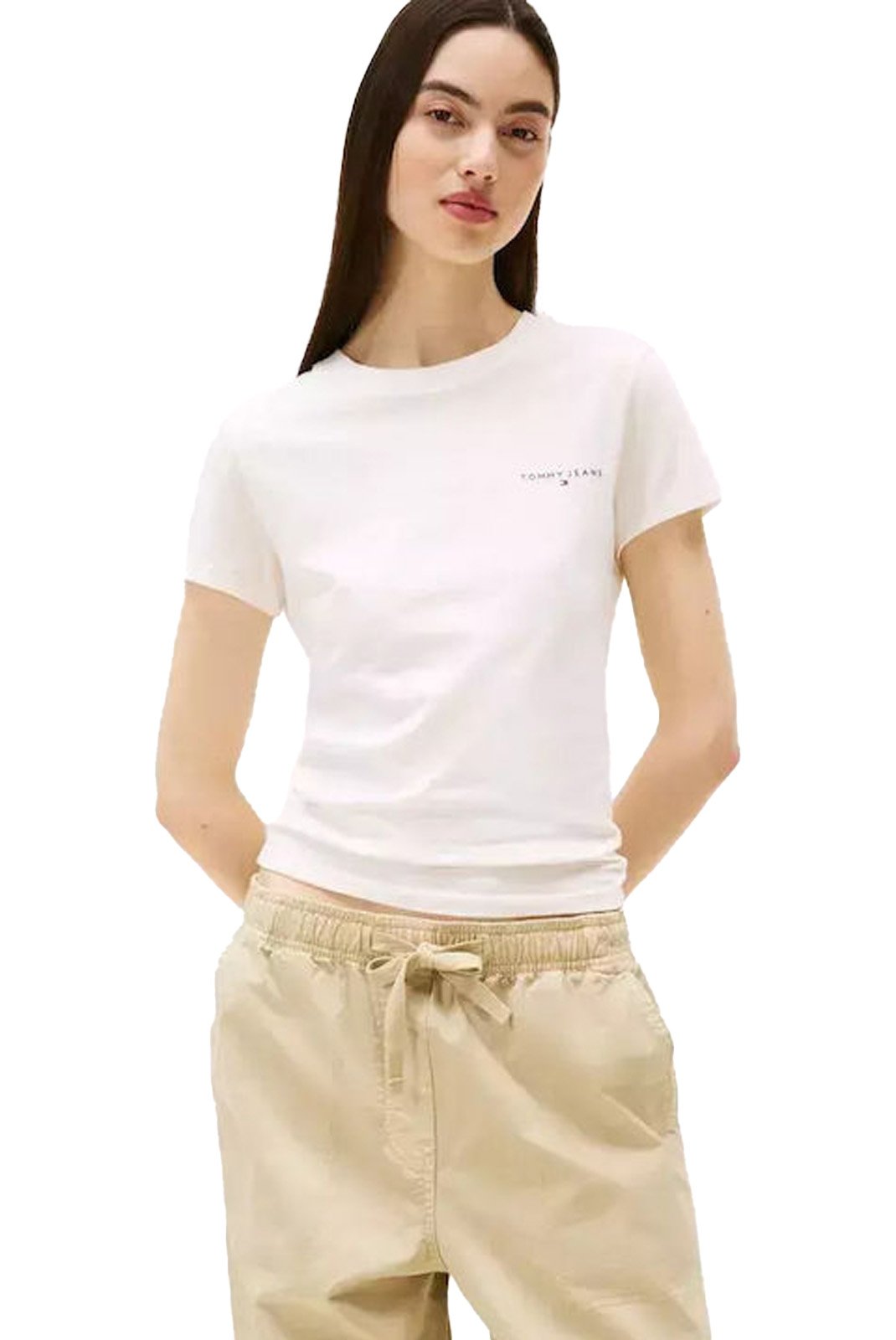 Tee shirt  Tommy Jeans DW0DW21164 YBH Ancient White
