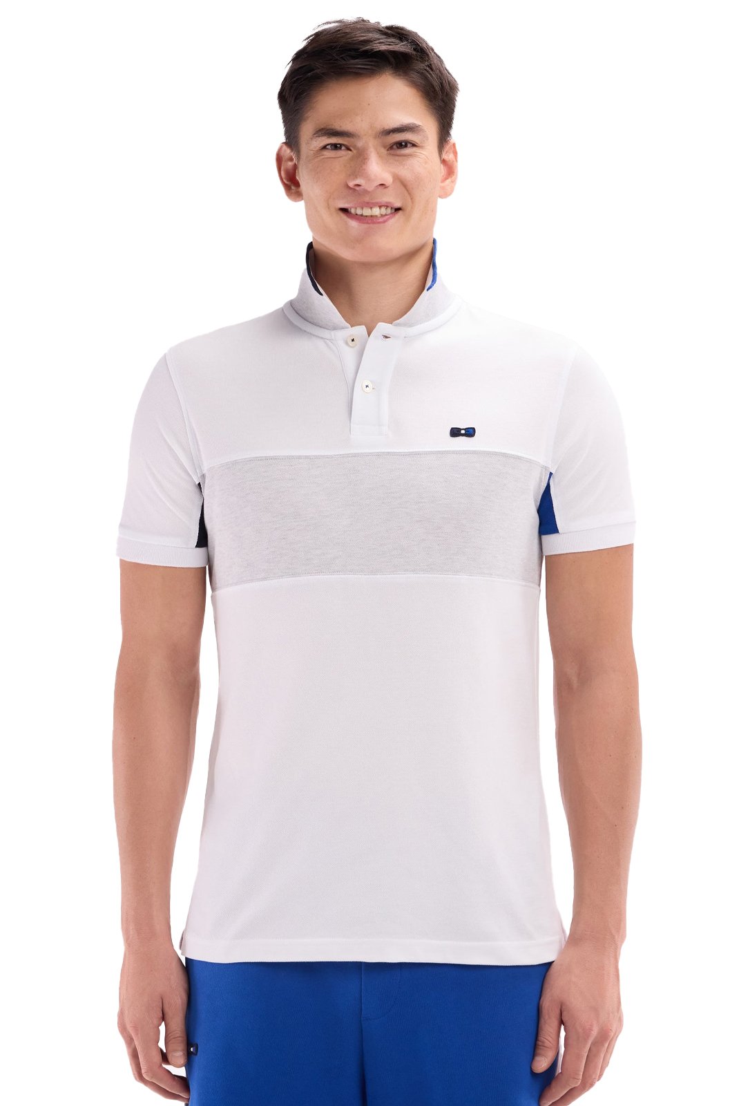 Polos manches courtes  Eden park E25MAIPC0029 BC