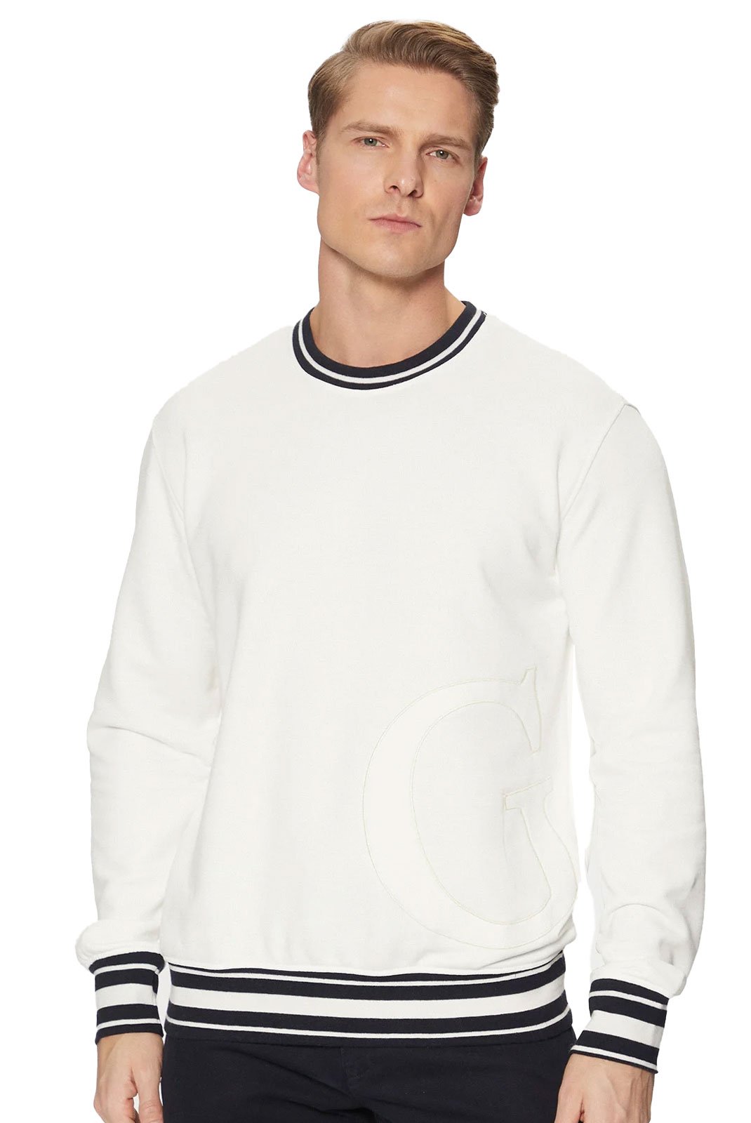 Sweatshirts  Guess jeans M5RQ12 KCLK2 G018 SALT WHITE