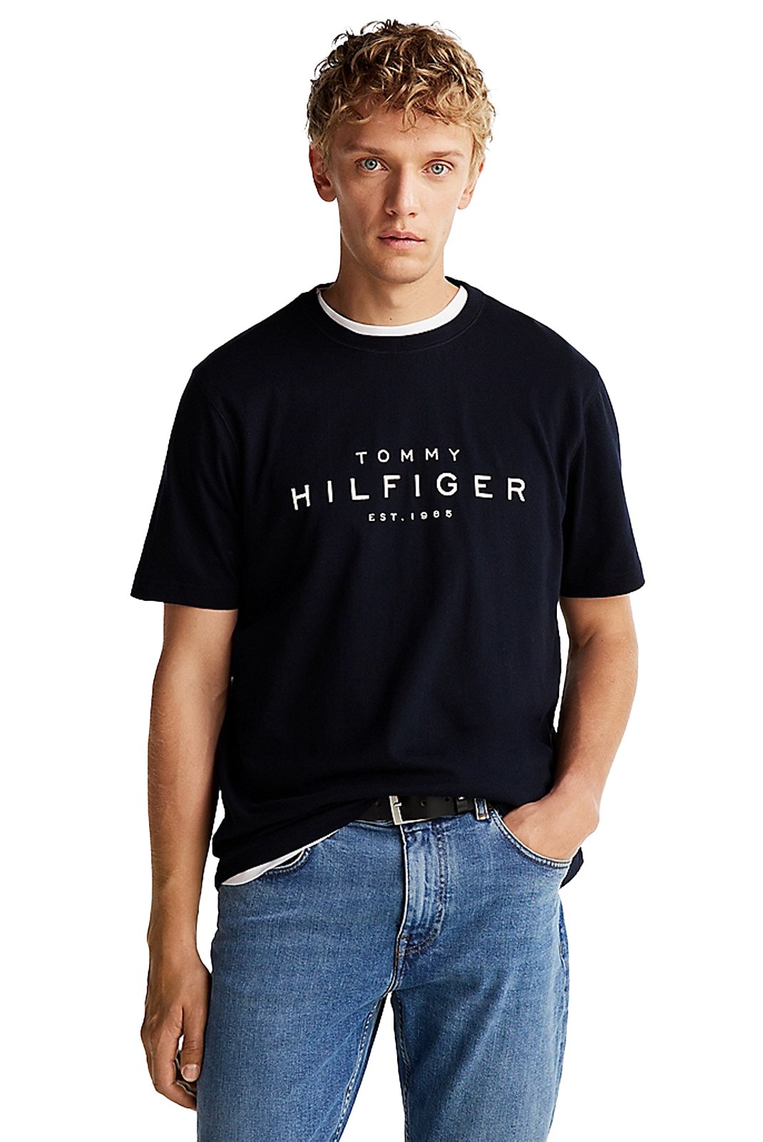 T-S manches courtes  Tommy Hilfiger MW0MW37448 DW5 Desert Sky