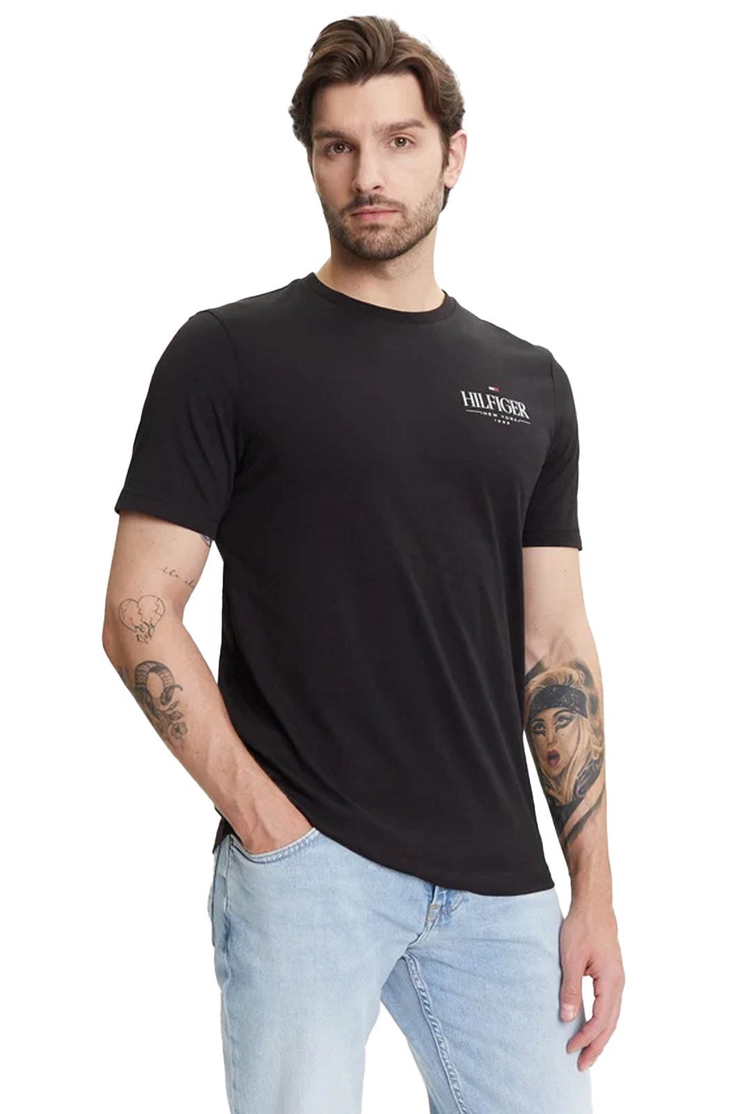 T-S manches courtes  Tommy Hilfiger MW0MW39355 BDS Black