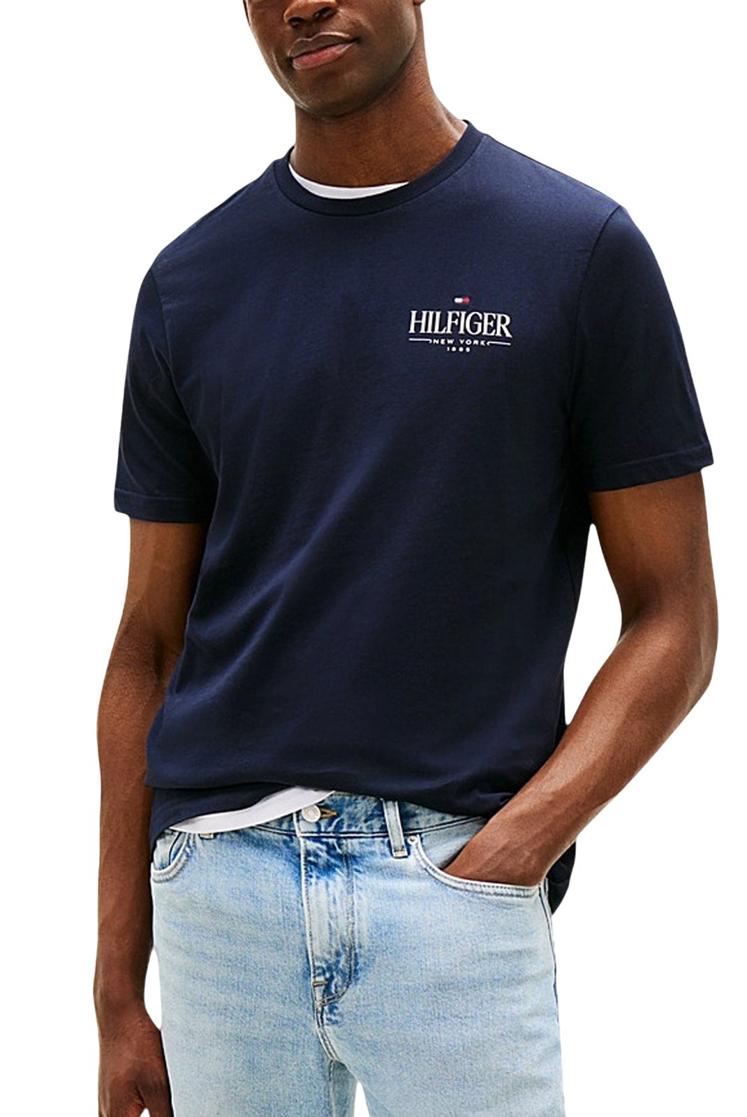 T-S manches courtes  Tommy Hilfiger MW0MW39355 DW5 Desert Sky