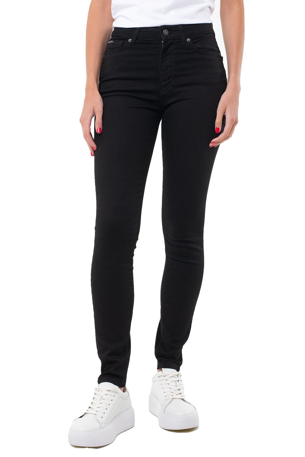 Jeans slim / skinny  Guess jeans W4YA92 D5DL1 BL4O GJ BLACK OVERDYE