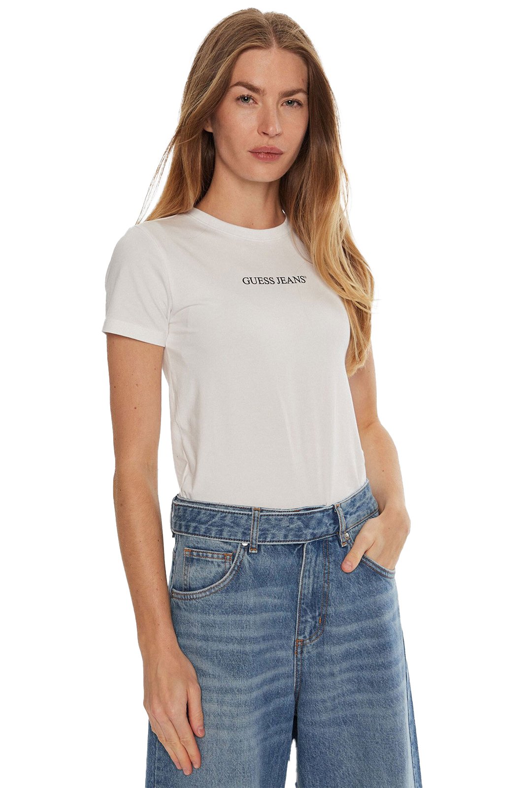Tee shirt  Guess jeans W4YI01 J1314 G011 Pure White