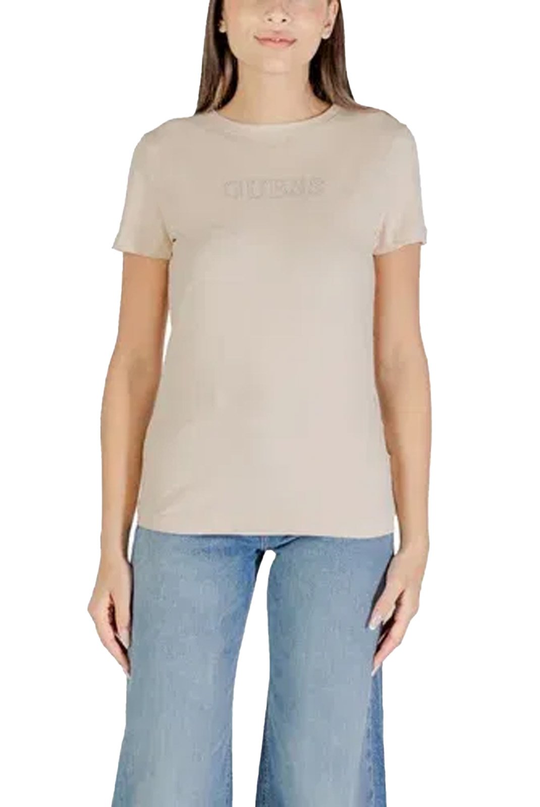 Tee shirt  Guess jeans V3BI11 J1314 A90F CEMENTO
