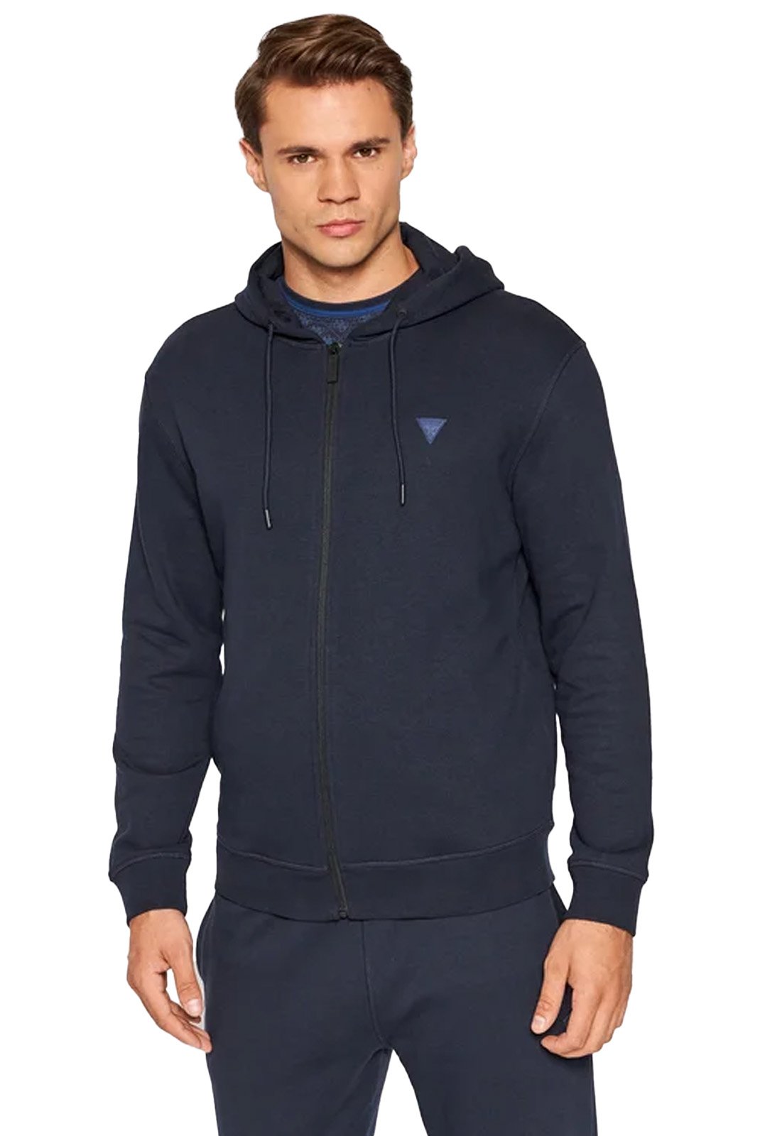 Sweats zippés  Guess jeans Z2YQ28 KAIJ1 DPM DEEP MARINE A753
