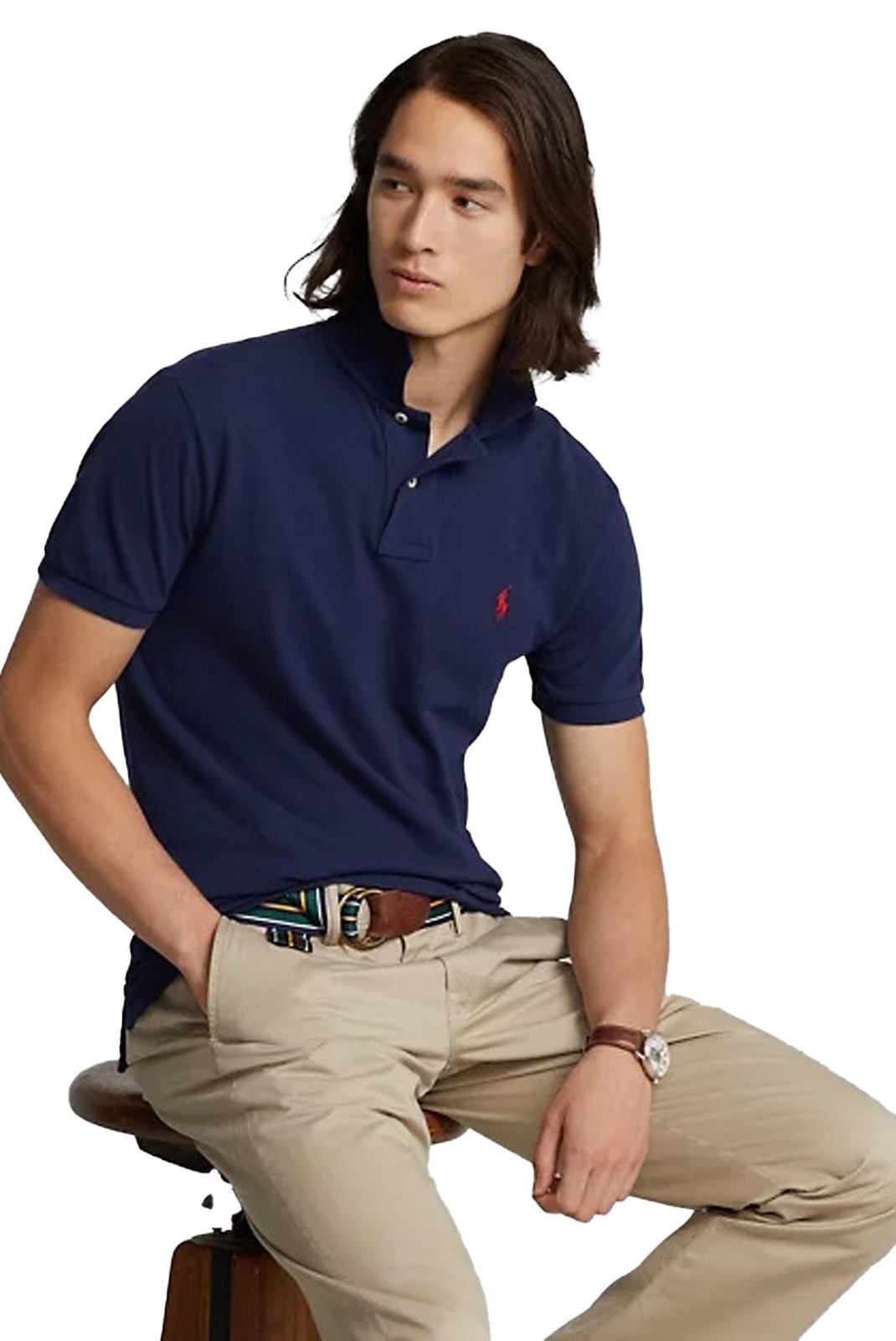 Polos manches courtes  Ralph lauren 710782592008 NAVY