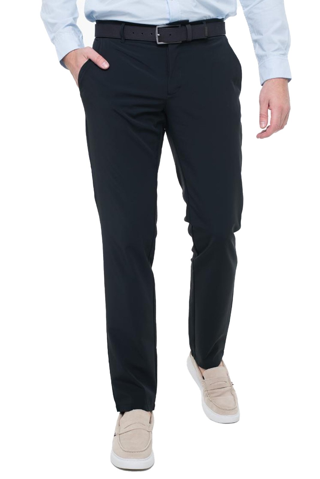 Pantalons chino/citadin  Guess jeans M5RB01 WGUP2 JBLK Jet Black A996