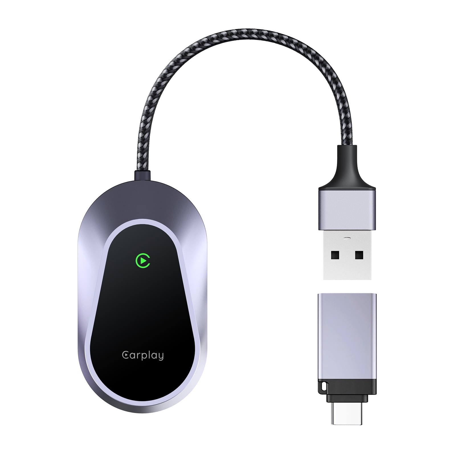 Carplay  I NEED ME ONE Wireless Usb Adapter Chrome/Noir