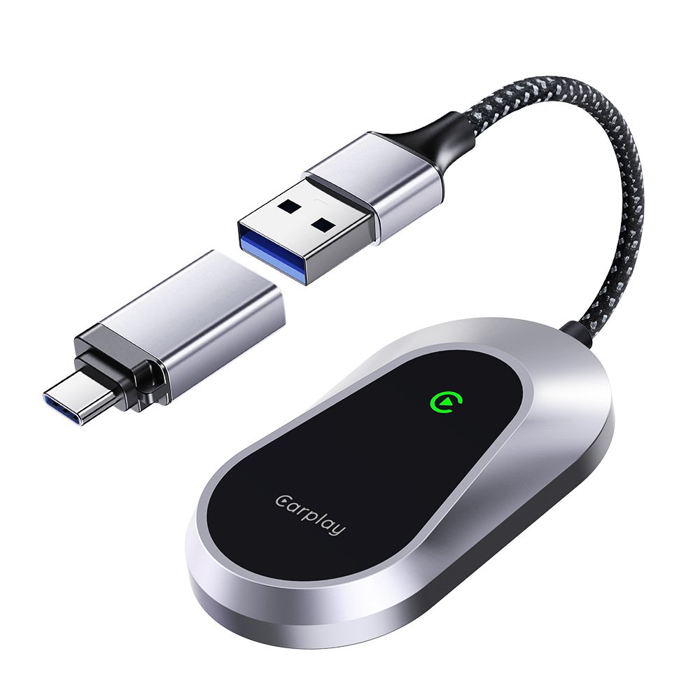 Carplay  I NEED ME ONE Wireless Usb Adapter Chrome/Noir
