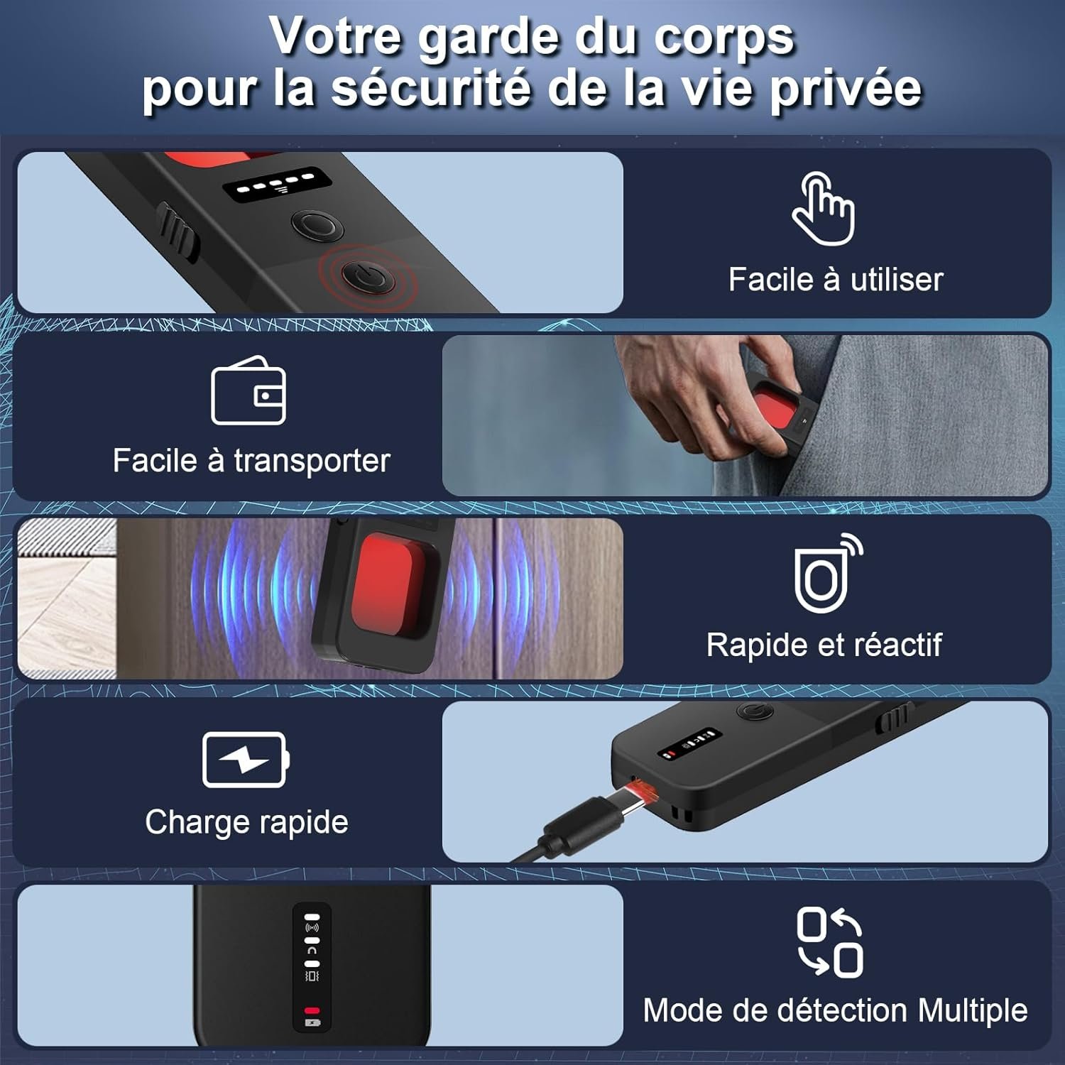 Sécurité / Surveillance  I NEED ME ONE HTPCD-004 Noir